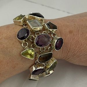 Over the top statement bracelet